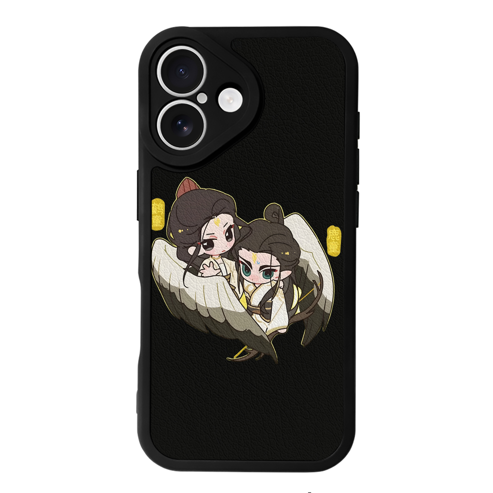 （画像用） Ne Zha 2 ナタ 魔童の大暴れ 【iPhone 16シリーズ対応】シリコンスマホケース（レザー調） 材質：シリコン